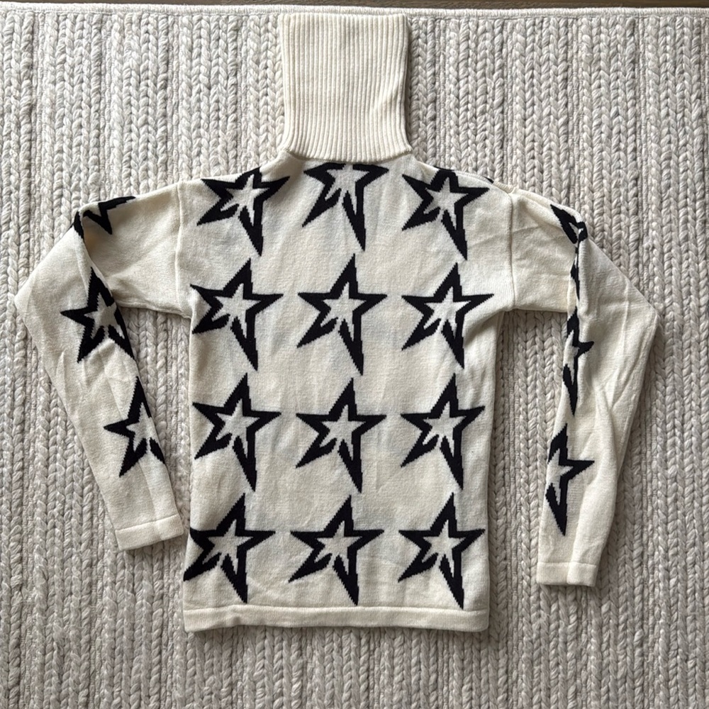 Perfect moment stardust merino wool sweater size medium